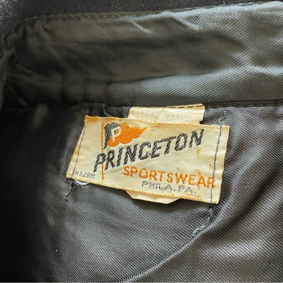 Vintage 1969 University of Pennsylvania Princeton Sportwear Wool Button Down L - Picture 8 of 11